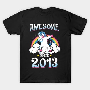 Awesome since 2013 T-Shirt